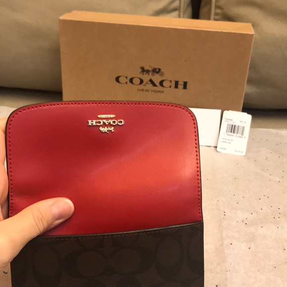 Coach Medium Envelope Wallet Brand New - Picture 7 of 8